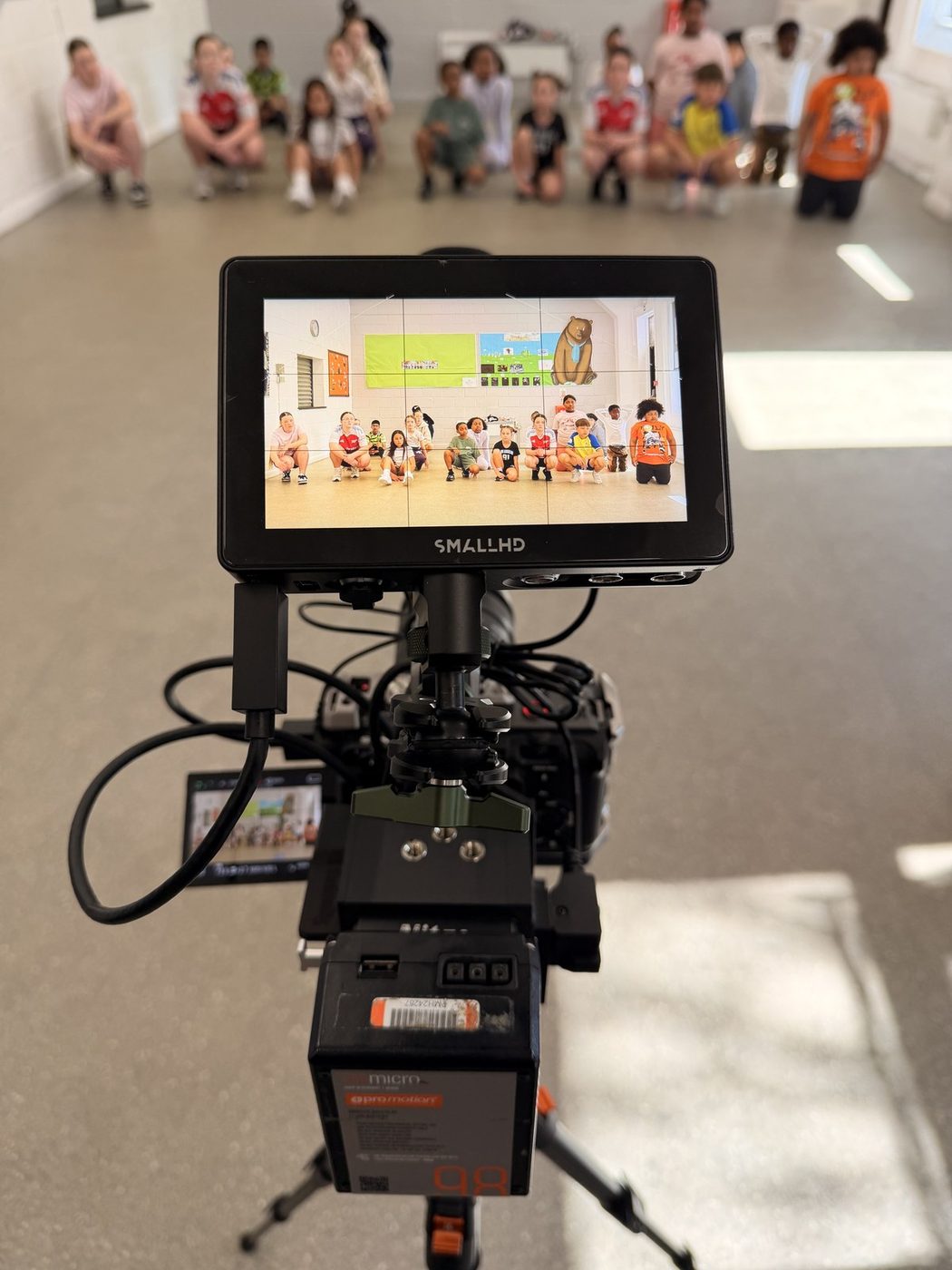 On a film shoot — Warriorz Performing Arts Academy